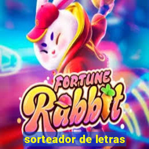 sorteador de letras